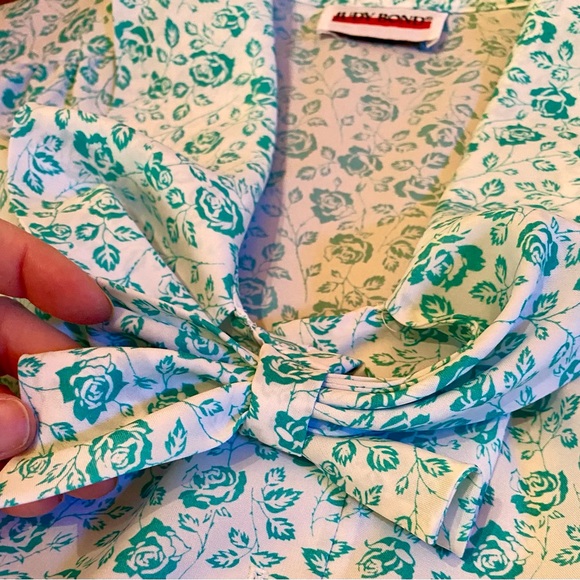 💥Judy Bond Neck Tie Blouse💥 VINTAGE - Picture 5 of 10